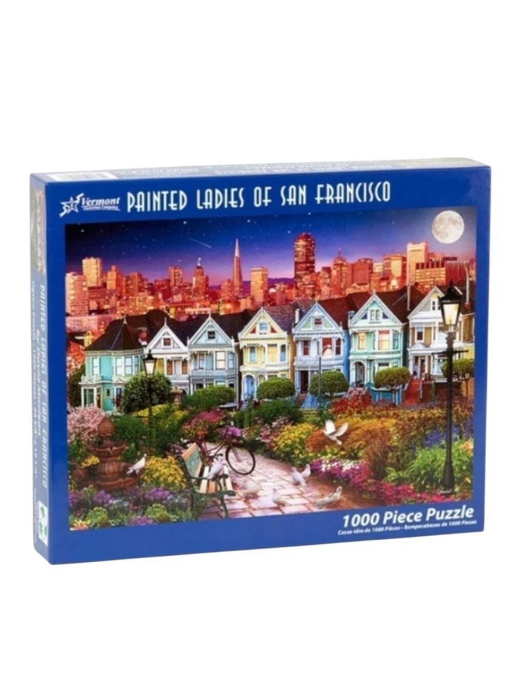 Vermont Christmas Company Painted Ladies of San Francisco Jigsaw Puzzle 1000 Pcs